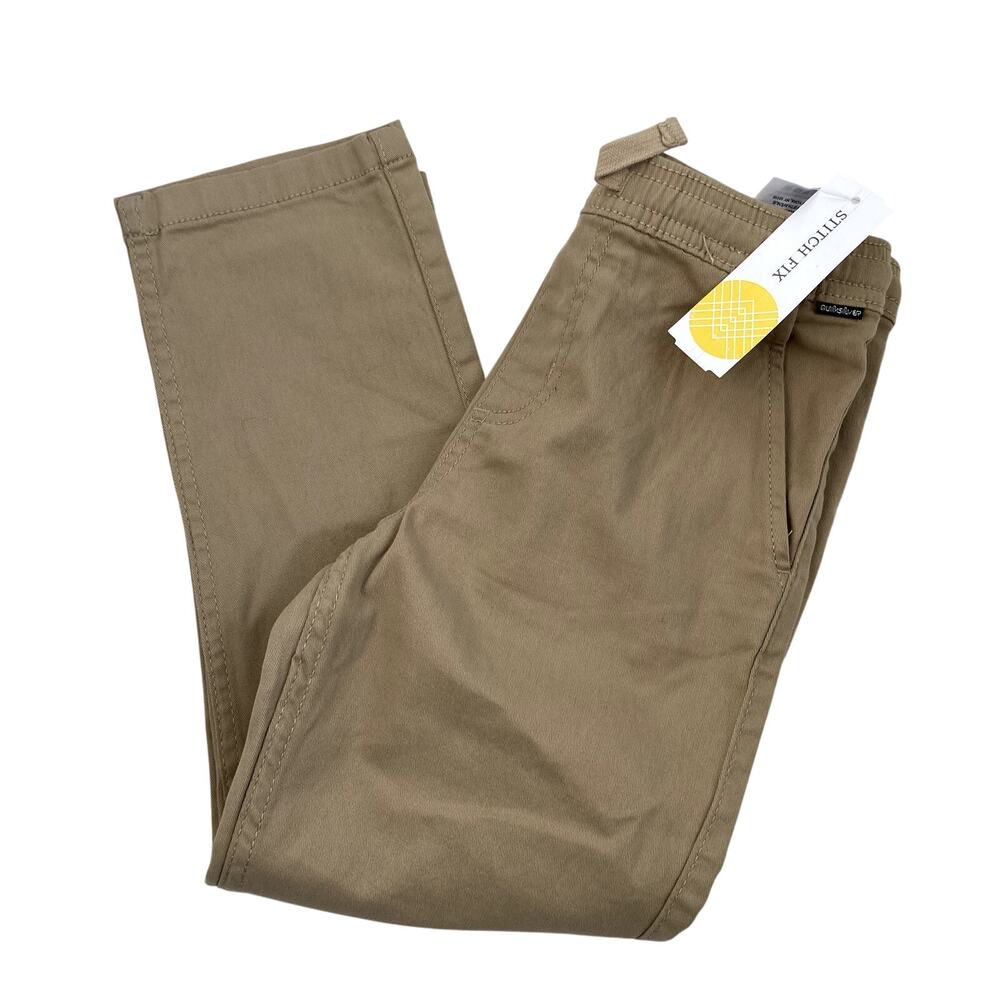 Quiksilver NEW Stretch Twill Pull On Pants - Khaki - 7